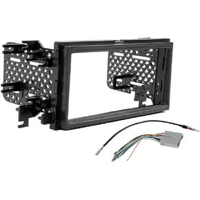 Stereo Double Din Dash Kit for F150 04-14 for F250 05-09 & SuperDuty 05-16 for Expedition 07-14 for F350 05-09 11-16 & SuperDuty 05-16 for Edge 07-10 for Explorer 06-10 for Fusion 06-09