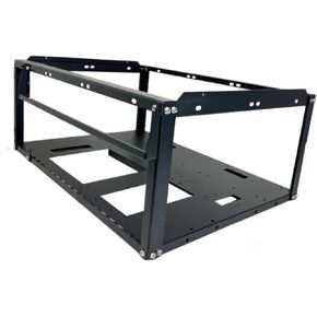DIY Gaming Computer Case Open Chassis Rack Steel Portable Easy Installation Stackable Rack Accessory Practical Wear Resistant