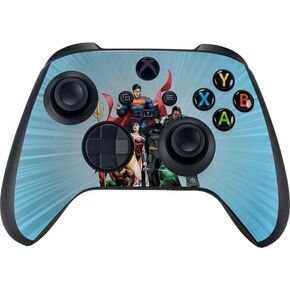 Skinit Decal Gaming Skin Compatible with Xbox Series X Controller - Officially Licensed The Justice League (2017) Batman Poster Design
