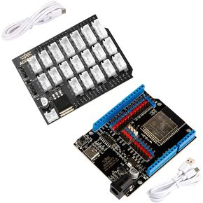 ESP32 Development Board Max V1.0 متوافق مع لوحة التوسع Arduino ، ESERM-PLUG ESP32