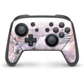 Skinit Decal Gaming Skin Compatible with Nintendo Switch Pro Controller - Officially Licensed Tate and Co. Spring Flight Unicorn Design