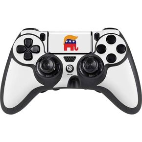 Skinit Gaming Sched Skin متوافق مع PS4/PC SCUF Impact Controller - Skinit مصمم في الأصل تصميم الشعر ترامب الجمهوري