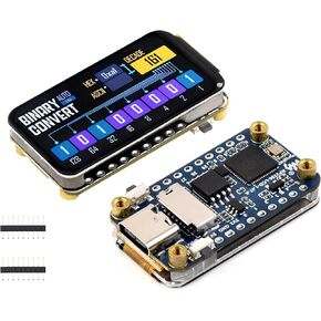 RP2350 1.47inch Display Development Board, 172x320, 262K Color, Based On RP2350 Dual-Core & Dual-Architecture Microcontroller, with Colorful RGB LED, Type-C USB Port