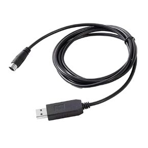 1pc PL2303 USB to 6-pin Mini Din RS232 Serial Communication Cable for XGB XBM XBC to PC Control Download Cable(3m)