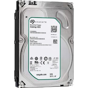 Seagate Barracuda ST5000DM000 5TB 3.5-Inch Internal Hard Drive, SATA, 5900 Rpm, 128 Mb Buffer (Renewed)