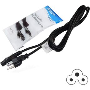HQRP AC سلك الطاقة متوافق مع LG 55UF7600 65LF6300 42LA6200UA 42LB5800 42LB6300 42LN5200 42LA6200 47LA6200 50LA6200 HDTV TV LED LED PLASMA DLP
