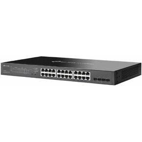 TP-Link 24 Port PoE Gigabit Switch(SG2428LP) | 16 PoE+ Ports, 8 Non-PoE Ports, 4 SFP Ports | 150W Budget | Omada Full Managed | Fanless | L2 Managed | VLAN, ZTP, LAG, PoE Recovery | 5-Year Warranty