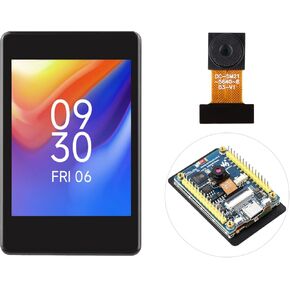 waveshare ESP32-S3 2inch Capacitive Touch Display Development Board, 240×320 Pixels, IPS Panel, 32-bit LX7 Dual-core Processor, Onboard Camera Interfac, Include OV560 Camera