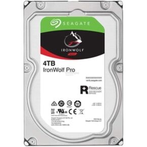 Seagate IronWolf Pro 4TB NAS Internal Hard Drive HDD – 3.5 Inch SATA 6GB/S 7200 RPM 128MB Cache for Raid Network Attached Storage, Data Recovery Rescue Service (ST4000NE0025)