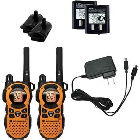 Motorola MT350R FRS Weatherproof Two-Way - 35 Mile Radio Pack - Orange