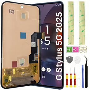 AMOLED Original G Stylus 5G 2025 استبدال الشاشة لـ Motorola Moto G Stylus 5G LCD Screen Touch Digitizer Display XT2517 PANTALLA مع مجموعة الأدوات