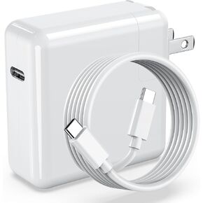 70W GaN USB C Charger for MacBook Pro 13 14 15 16 inch 2025 2024 2023 2022 2021 2020 Mac Book Air 13 15 inch Power Adapter,iPad Pro,6.6FT USB-C Cable,Power Cord as Fast as Original Quality