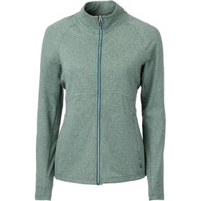 Cutter & Buck Ladie's Adapt Eco Knit Heather Recycled Womens Full Zip in Kuwait