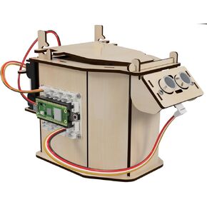 Iot Expert Kit and Smart Trash Bin Add on Bundle, Raspberry Pi Pico W Starter Kit, Electronics Set