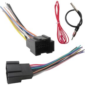 New Radio Wiring Harness w/Antenna Adapter Fit for 2006-2011 Chevy HHR