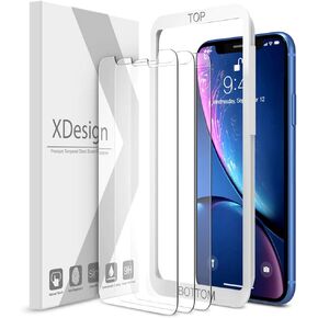 XDesign [2+2 Pack] Galaxy S23 Ultra Screen Protector, 9H Tempered Glass Scratch Resistant, Ultrasonic Fingerprint Support, For Samsung Galaxy S23 Ultra 5G 6.8 Inch Glass Screen Protector