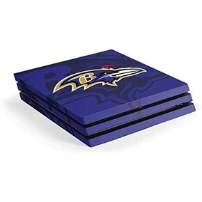 Skinit Decal Gaming Skin Compatible with PS4 Pro Console - Officially Licensed NFL Baltimore Ravens Double Vision Design