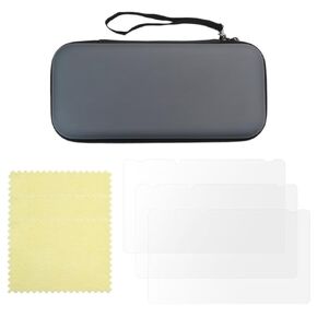 EVA Hard Protective Carry Case Bag Carrying Pouch Shell for Nintendo Switch, with 3Pcs Screen Protector by BLUE ELF