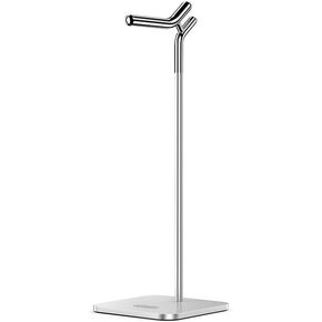 DOWNER New Headphone Stand,Universal Headphone Stand,Vertical Metal Stand Desktop Earphone Hanger Game Table Accessories Multi-Function Earphone Stand Gaming Headset ​Stand