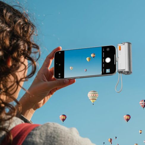 Flow Mini 2 شاحن محمول مع كابل مدمج 22.5W Max Power Bank للسفر ، وحزمة بطارية الشحن السريع مع موصل iOS و USB-C لجهاز iPhone 16/15/14 ، Galaxy ، Google ، والمزيد in Saudi Arabia