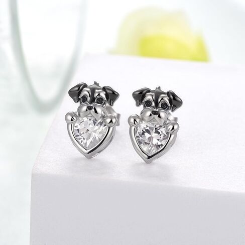 SCZKLAQ Dachshund Earrings 925 Sterling Silver Dachshund Dog Earrings Cute Puppy Dog Dachshund Jewelry for Women Dachshund Gifts in Saudi Arabia