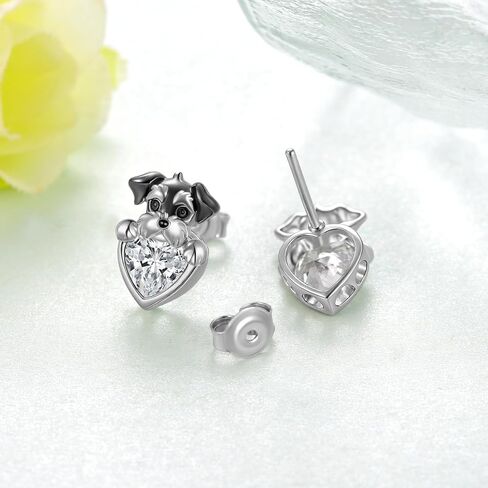 SCZKLAQ Dachshund Earrings 925 Sterling Silver Dachshund Dog Earrings Cute Puppy Dog Dachshund Jewelry for Women Dachshund Gifts in Saudi Arabia