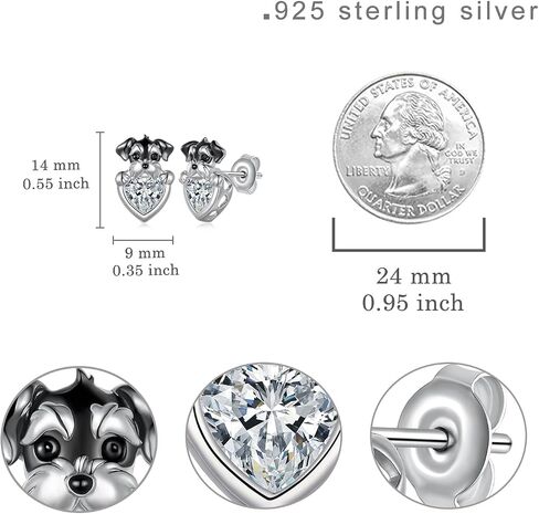 SCZKLAQ Dachshund Earrings 925 Sterling Silver Dachshund Dog Earrings Cute Puppy Dog Dachshund Jewelry for Women Dachshund Gifts in Saudi Arabia