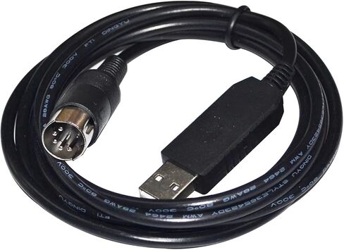 FT232RL USB to DIN 5PIN Male Adapter RS232 Serial Communication Cable(1.8m) in Kuwait