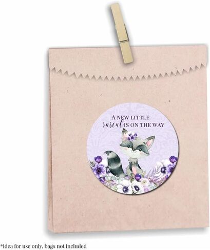 ملصقات استحمام للأطفال من Little Deer Woodland تحت عنوان Baby Sprinkle للفتيات، ملصقات شكرًا لك، ملصقات دائرية مقاس 40 2 بوصة من AmandaCreation، رائعة لمفضلات الحفلات، وأختام المغلفات وحقائب الهدايا الجيدة in Kuwait