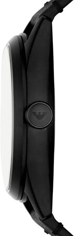 Armani Giovanni Quartz Black Dial Black Leather Men's Watch AR11210 in Saudi Arabia