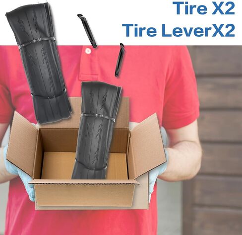 2 Pack 700x28C Bike Tire 700C 60 TPI Foldable Repalcement Bicycle Tires for Road Bicycle in Saudi Arabia