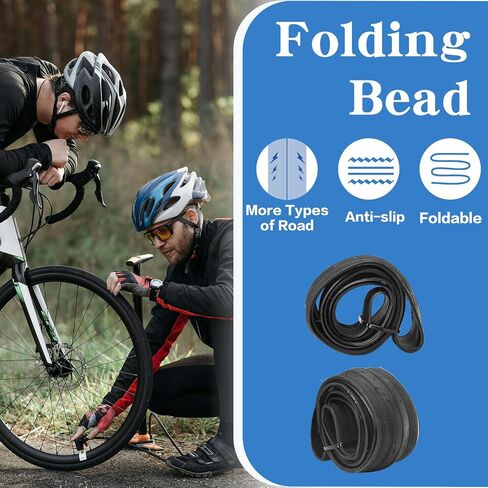 2 Pack 700x28C Bike Tire 700C 60 TPI Foldable Repalcement Bicycle Tires for Road Bicycle in Saudi Arabia