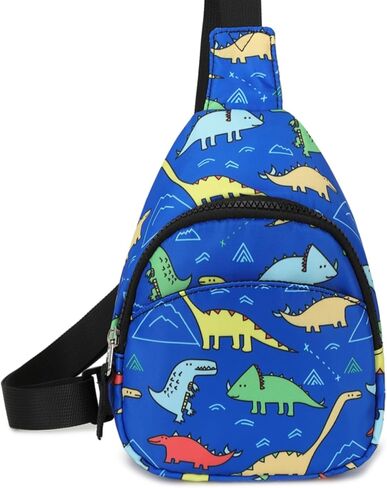 CAMTOP Crossbody Bag Kids Sling Bag Shoulder Bag Chest Pack Small Cartoon Backpack Boys Travel 3-8 Years Old in Kuwait