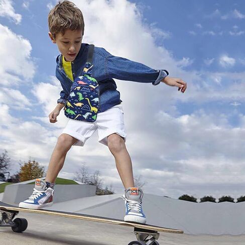 CAMTOP Crossbody Bag Kids Sling Bag Shoulder Bag Chest Pack Small Cartoon Backpack Boys Travel 3-8 Years Old in Kuwait