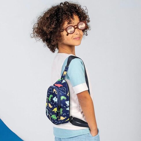 CAMTOP Crossbody Bag Kids Sling Bag Shoulder Bag Chest Pack Small Cartoon Backpack Boys Travel 3-8 Years Old in Kuwait