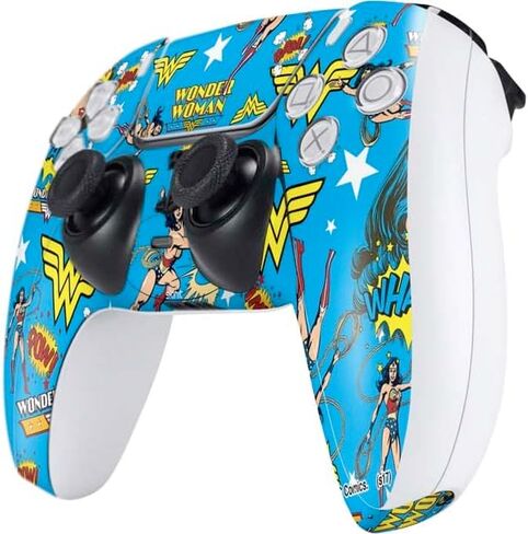 ألعاب Skinit Scenit Maming Skin متوافقة مع وحدة التحكم PS5 - مرخص رسميًا DC Comics Wonder Woman Action تصميم نمط in Saudi Arabia