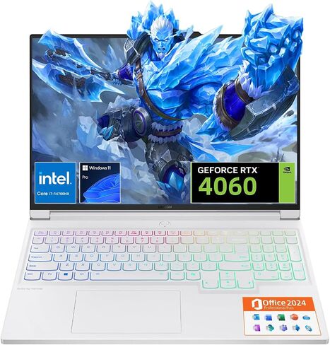 Lenovo 2025 Legion 7i Gaming Maming Captop ، NVIDIA RTX 4060 ، Intel I7-14700HX (حتى 5.5 GHz ، Beat I9-13900HX) ، 16 "LCD IPS 110HZ ، in Saudi Arabia