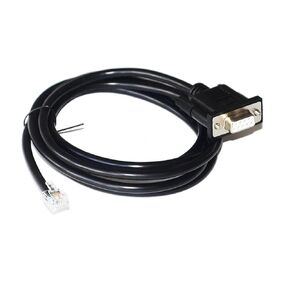 D-Sub 9 Pin DB9 F إلى RJ12 6P6C كابل محول لـ G25 G27 إلى Fana CSW2.5 (0.8M)