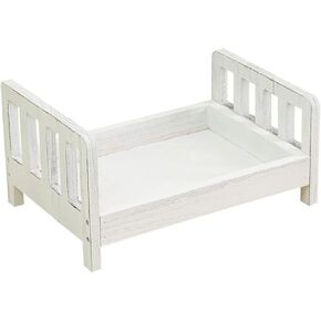 Newborn Photography Props, Wooden Bed Background, Baby Photo Background, DIY Small Wooden Bed, Removable Bed, Studio Crib Shooting Props Accessories Photography Props