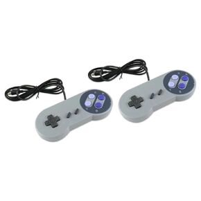 Hevituwhe Pair of USB Controller Gaming Joystick Gamepad for SNES Game pad for Windows PC MAC Computer Control Joystick