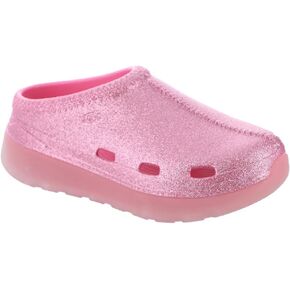 UGG Unisex-Child Tasman Sport Glitter Slip On, Pink, 4 Big Kid in Kuwait