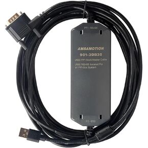 Suitable Programming Cable for S7-200 Smart PLC ST SR CRS Data Line USB-PPI Download 6ES7 901-3DB30-0XA0 Isolation(Gold Plated Isolated)