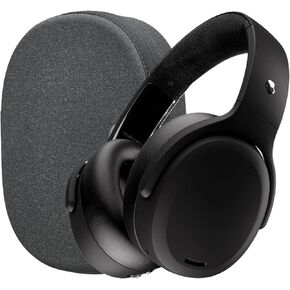 Skullcandy Crusher ANC 2 Sensory Bass Headphones with Active Noise Canceling, Protective Carrying Case and Charging Cable Bundle - True Black