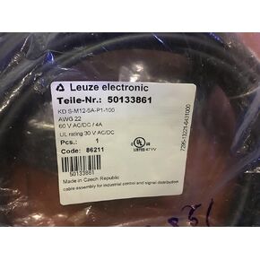 Davitu Electricity Generation - LEUZE KD S-M12-5A-P1-100, KDS-M12-5A-P1-100,50133861