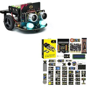 Keyestudio Micro: Bit V2 Robot + 37 Sensors Starter Kit for Microbit