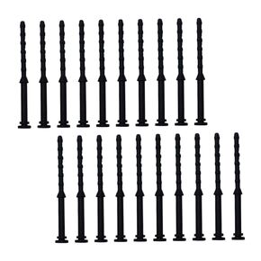 Vaguelly 20pcs Rubber Computer Case Fan Screws Shockproof Dampening for CPU Cooling Easy Installation Absorption Lightweight and