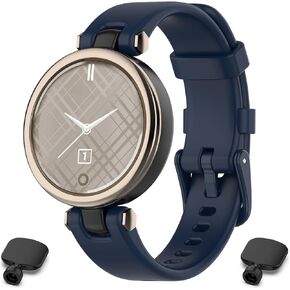 Compatible With Garmin Lily Bands, 14.2mm Width Soft Silicone Band with Installation Tools for Garmin Lily Smartwatch