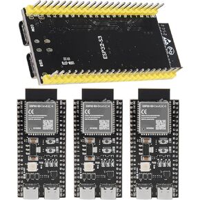4pcs ESP32-S3-DevKitC-1-N16R8 ESP32-S3 Development Board Wi-Fi + Bluetooth MCU Module Integrates Complete Wi-Fi and BLE Functions for Arduino(Pre-soldered pins)