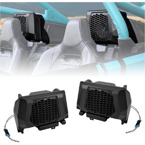 6.5" Speaker Enclosures Pods for Polaris RZR PRO XP/R/S 2025, Rear Seat 6.5in Speaker Panels Mounts Bracket for Polaris RZR PRO XP/R/S 4 2025 Accessories (2PCS)