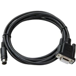 TK6070-FX for TK6070 Touch Screen Connect FX Series PLC Cable TK6070IH/IK/IP-FX Programming Cable(Black Version,3Meter)